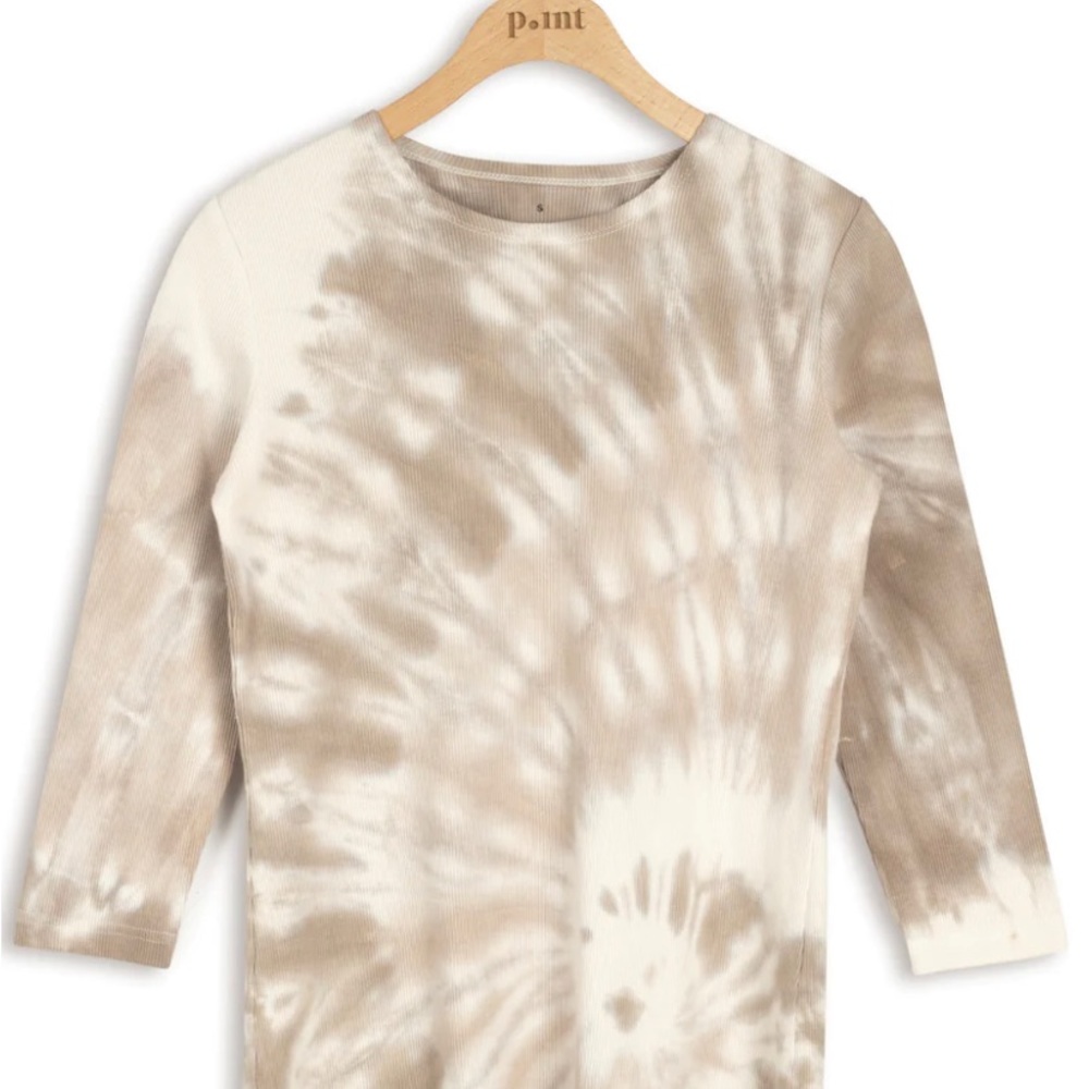 POINT 3/4 CREW TYE DYE